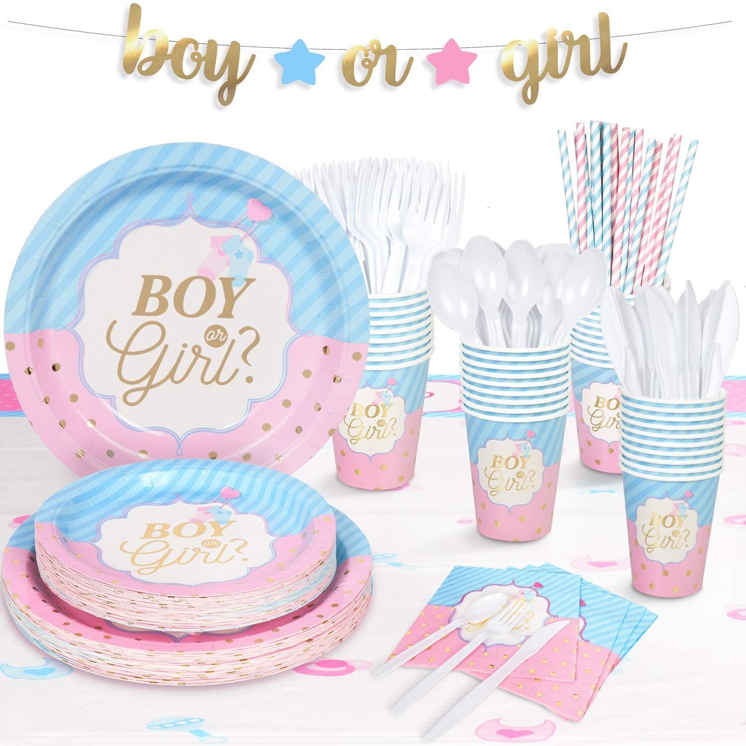 Gender Reveal Party Decoration Supplies Baby Shower Boy or Etsy