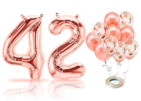 24th Birthday Balloon 24th Birthday Decorations Rose Gold 24