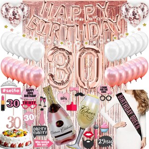 30th Birthday Decorations Etsy 30th Birthday Decorations Etsy