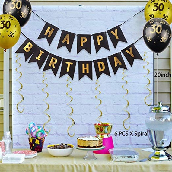 Party Supplies 30th Birthday Decorations Gifts For Her Himmen