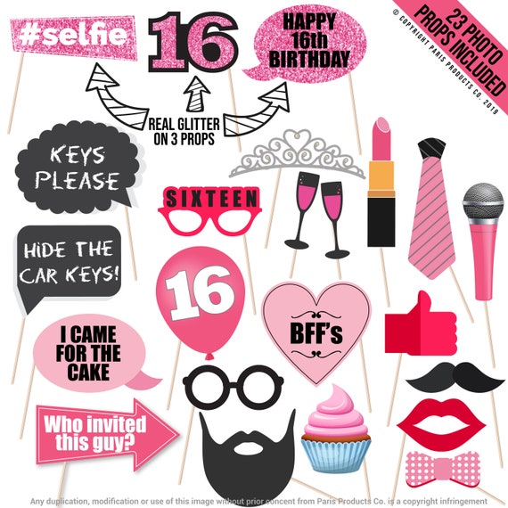 16th Birthday Decorations Party Supplies Sweet 16 Birthday