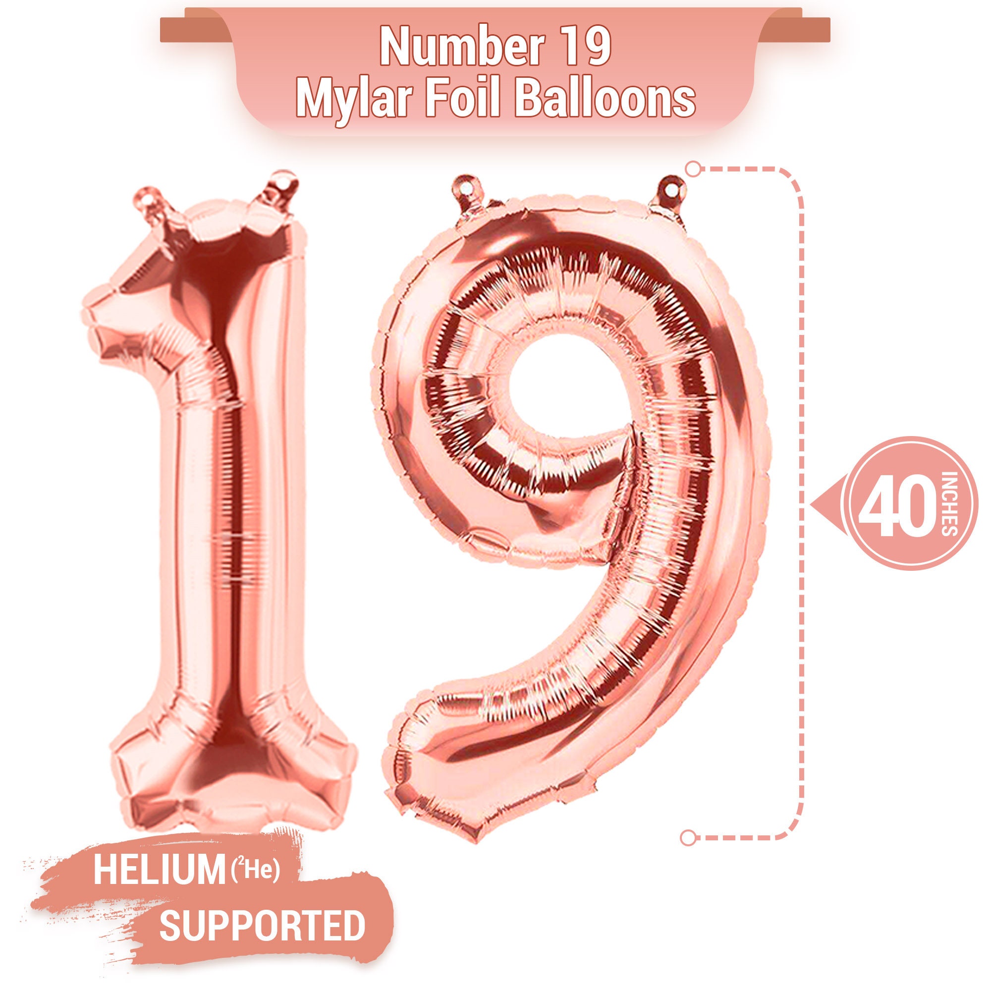 19 number balloons deals
