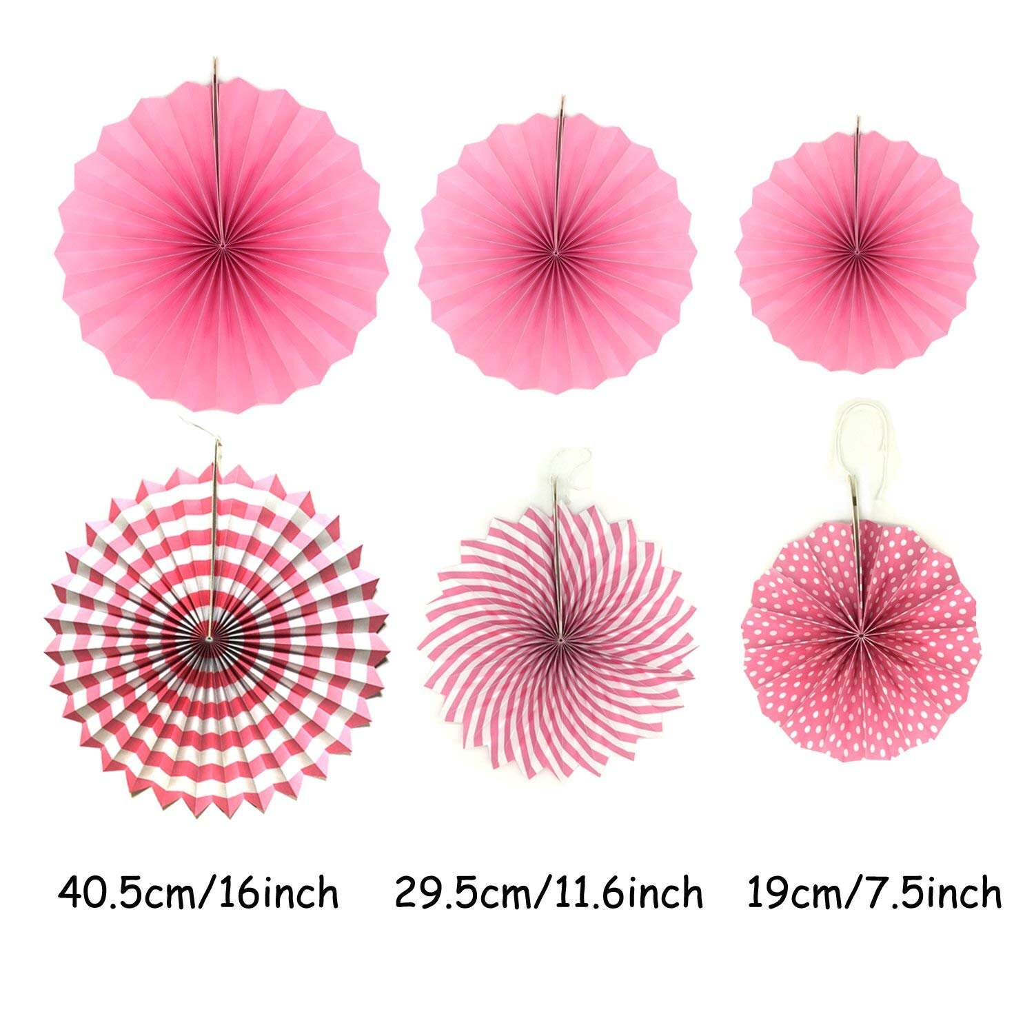 Hanging Paper Fan Set Tissue Paper Pom Poms Flower Fan and Etsy