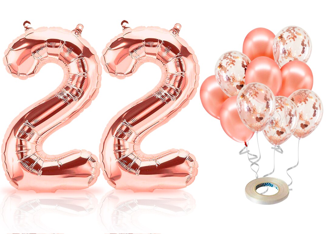 22 best sale gold balloons