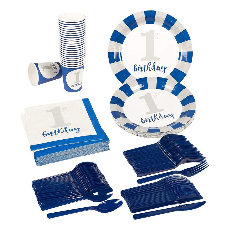 1st Birthday Decorations Baby Party Boys First Birthday Party Etsy