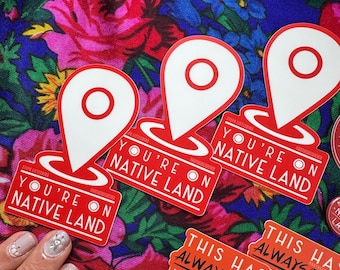 Native land Sticker