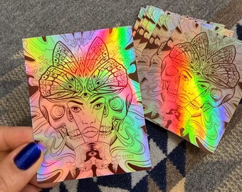 4in “Metamorphosis” Holo Sticker