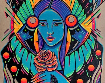 Goddess of the Blossoms Print