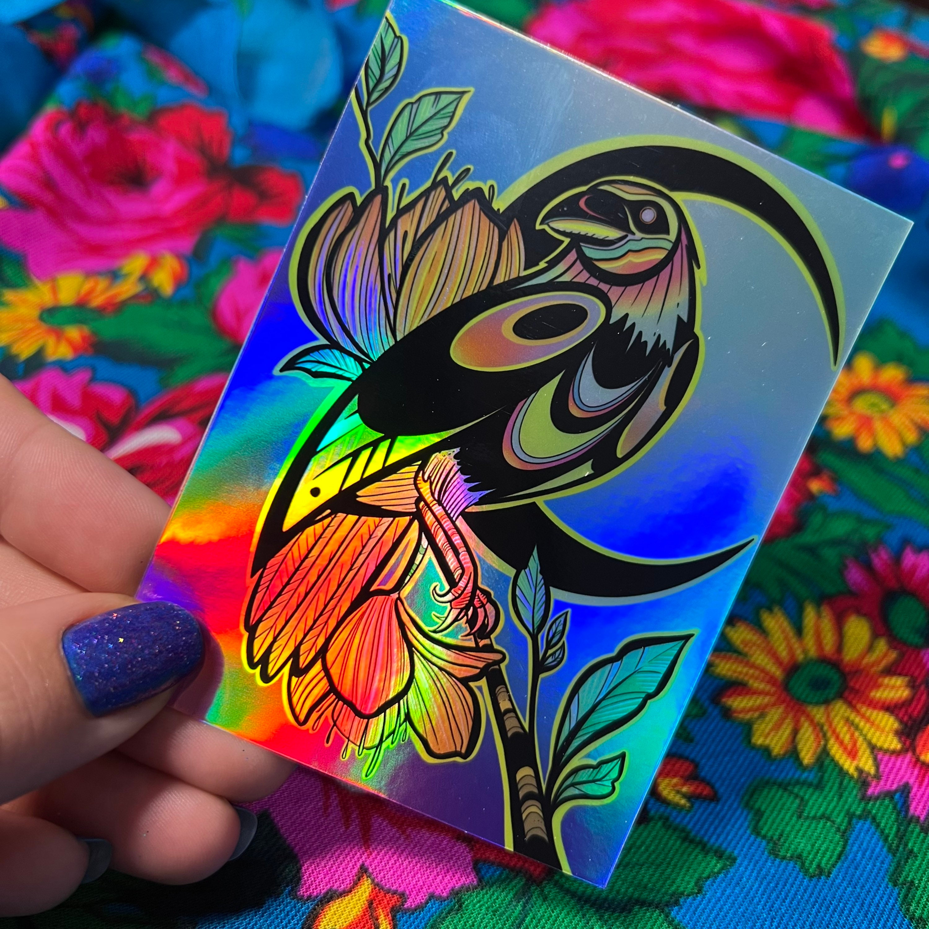 Visionary Art ~ Psychedelic Art ~ Stickers MAGIC REALMS Holo sticker set