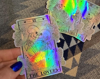 4in “The Lovers Tarot” Holo Sticker