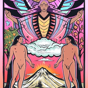 Lovers Tarot Print 8x11 (Gay Edition)