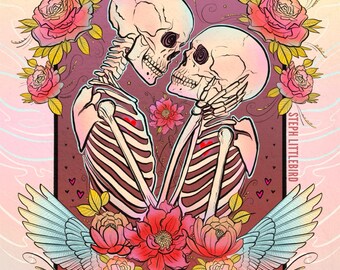 The Lovers Forever Tarot 8.5x11 Print