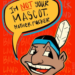 Not Your Mascot 8.5x11in Print