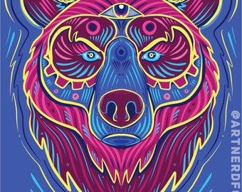 Bear 8.5x11 Print