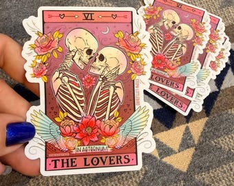 4in “The Lovers Tarot” Vinyl Sticker