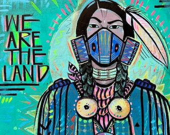 We are the Land 8.5x11in Print