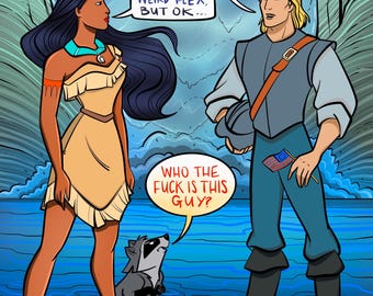 Pocahontas & John 2025 8.5x11in Print