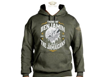 Tribe of Benjamin, Hoodies Multicolors Available, XS-5XL. Explore Now!