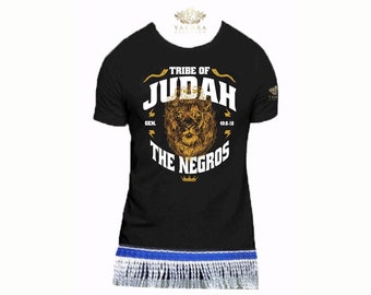 Judah Tribe, T-Shirts with Fringes, Multicolors Available, XS-5XL. Explore Now!