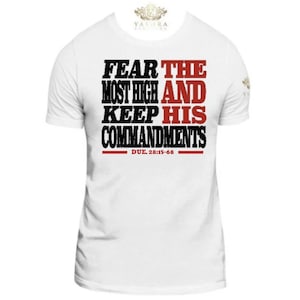 Fear The Most High, Hebrew Israelite Clothing, Multicolor Available. XS-5XL. Explore Now!