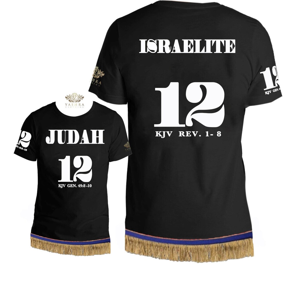Hebrew Israelite Clothing 12 Tribes of Israel Lion of Judah Etsy