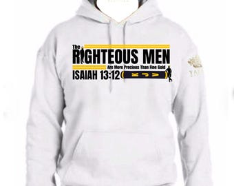 Righteous Men Hoodies with Multicolor Available XS-5XL. EXPLORE NOW!