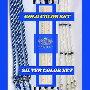 Tzitzit for Hebrew, Set of 4 Gold or Silver Swivel Clasp and Crown. Multicolors Available. EXPLORE NOW!