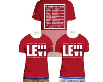 Tribe of Levi, T-Shirts Multicolor Available. XS-5XL. Explore Now!