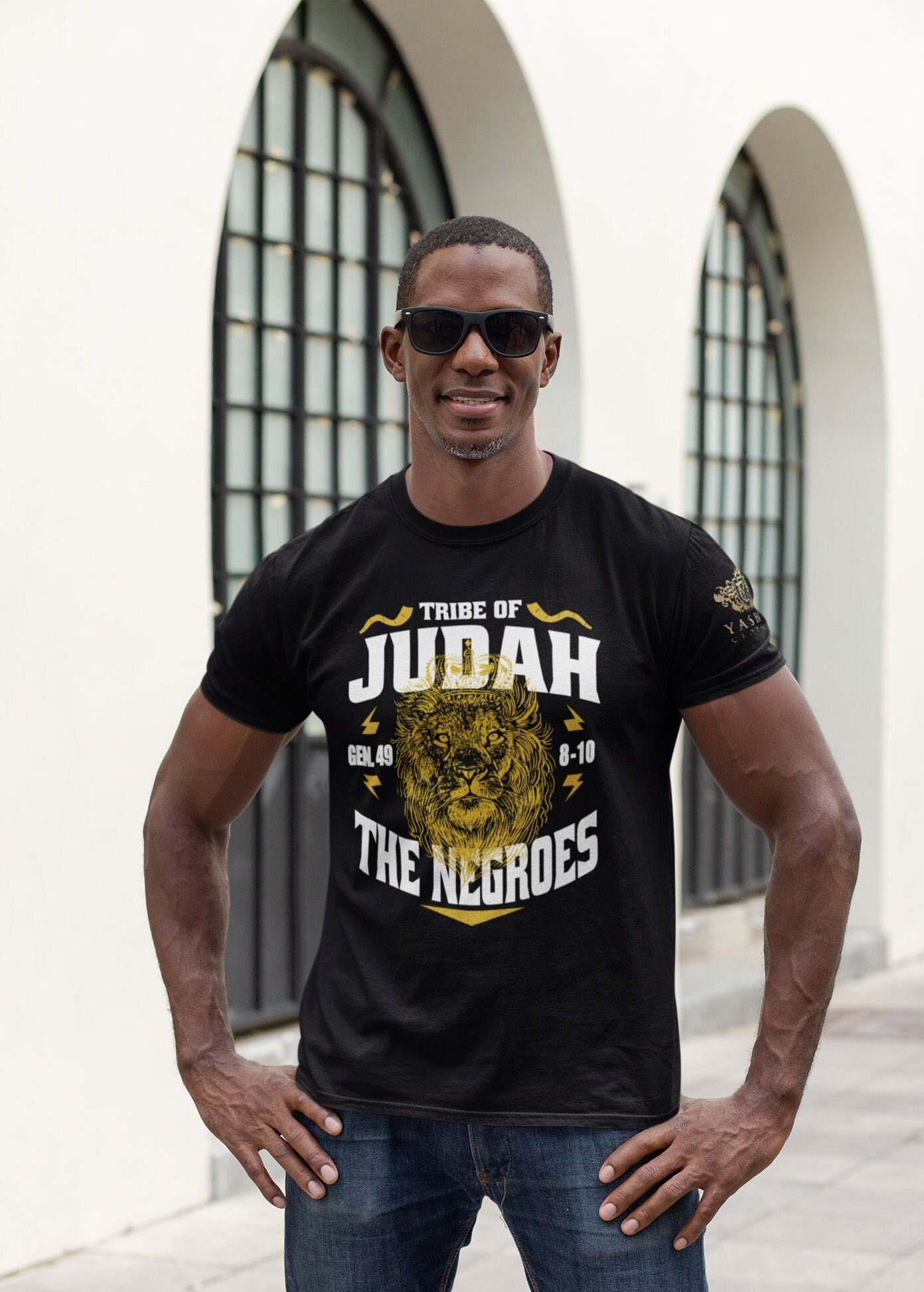  Hebrew Israelite Tribe Of Judah Hebrew Fringes Yah's Chosen  T-Shirt : Clothing, Shoes & Jewelry