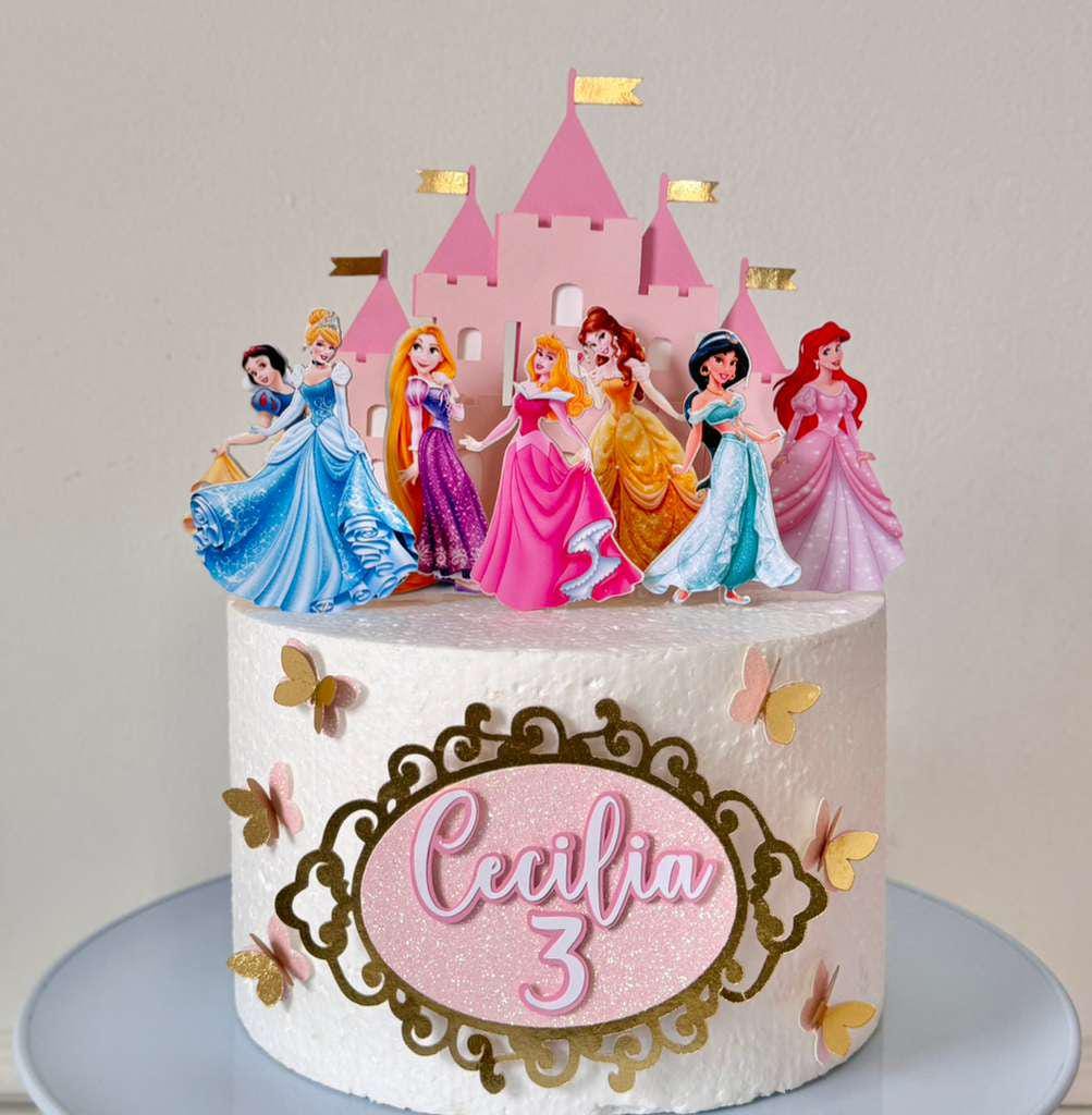 Disney Princess Cake Topper - Princess Party - Etsy