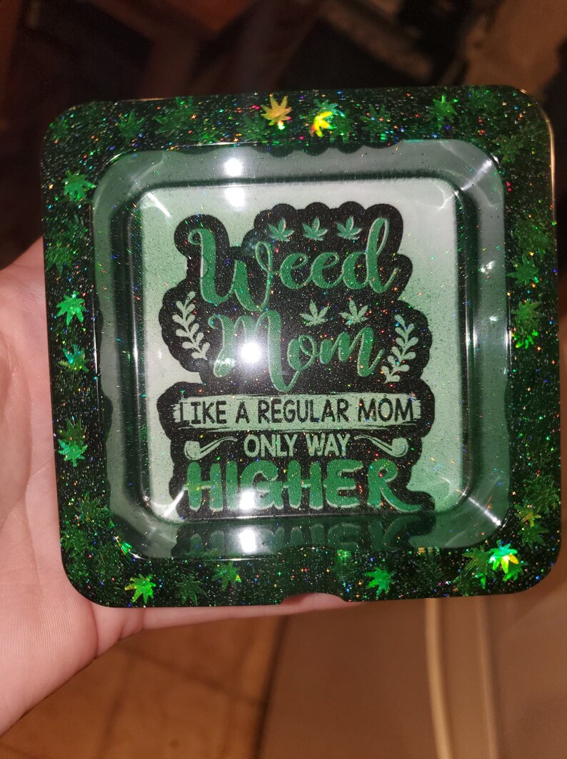 Custom MJ Resin ashtrays custom ashtrays marijuana ashtray Etsy