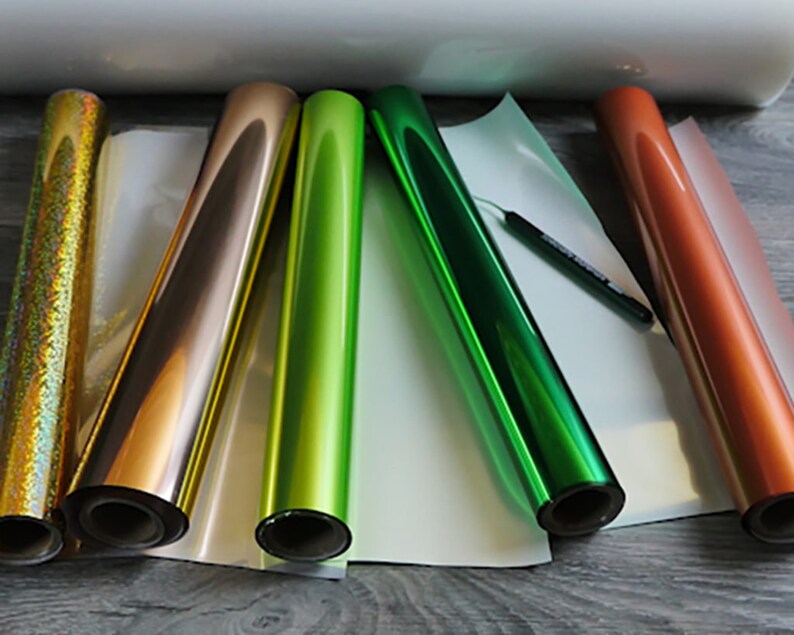 12x25' Roll Heat Transfer Foils Holographic Foil Etsy