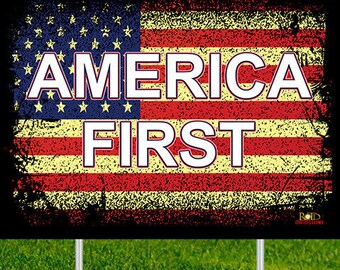 Pro America Sign | Etsy