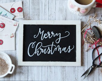 Christmas chalkboard | Etsy