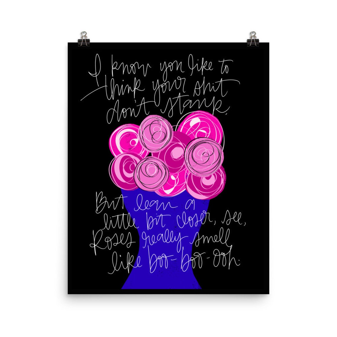 Outkast Roses Lyrics Art Print Poster Music I Know You Etsy
