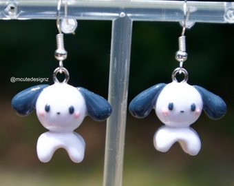 Cute Puppy Earrings - Fun Polymer Clay Handmade Jewelry Gifts