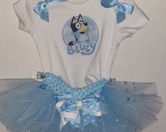 Bluey vest and tutu