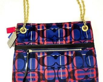 coach poppy purple purse