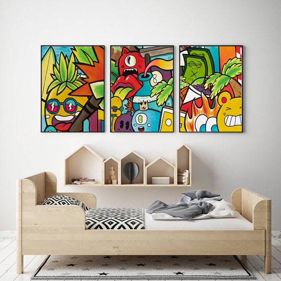 Canvas for best sale boys room
