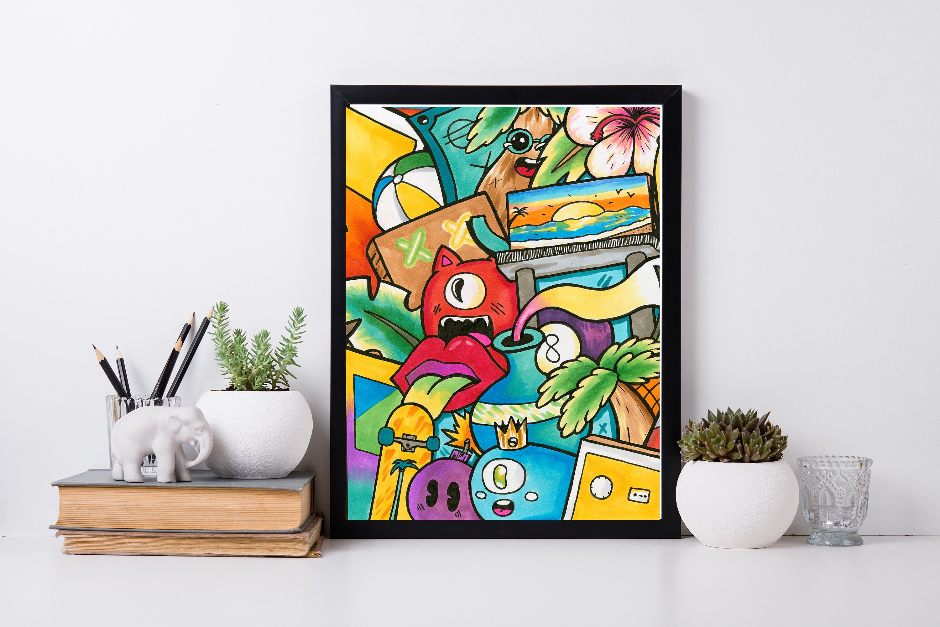 Pop Art Graffiti Style Wall Art Print Dorm Room Decor Kid Etsy pop-art-graffiti-style-wall-art-print-dorm-room-decor-kid-etsy