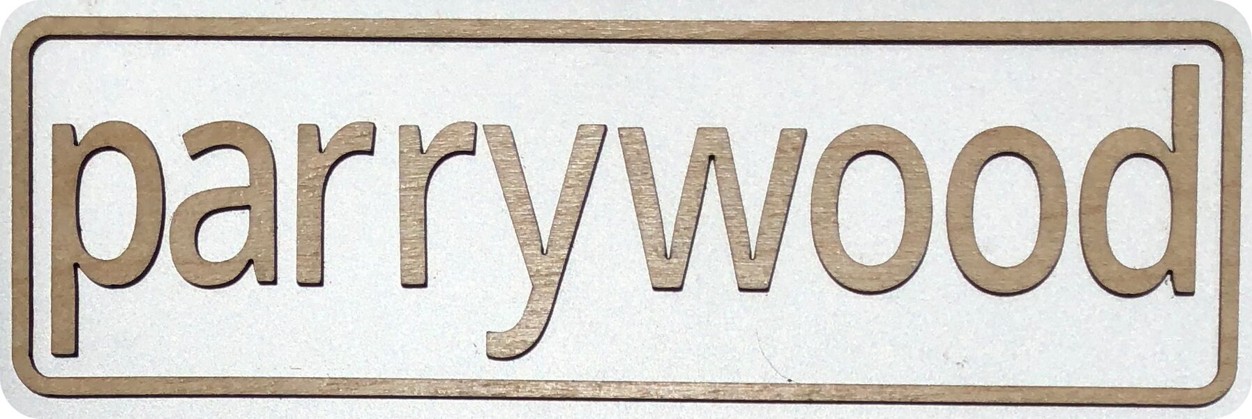 Wood Veneer Stickers Your Logo Here Etsy