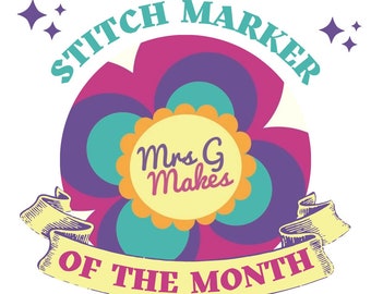 Stitch Marker of the Month | Snag-free  Progress Keeper | Knitting accessory