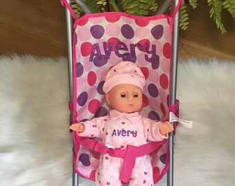 personalized baby doll stroller