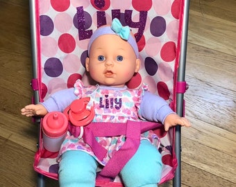 personalized doll stroller