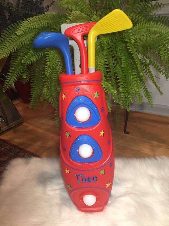 plastic toy golf set