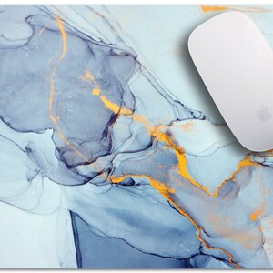 Gaming Mouse Pad Custom - Blue Ocean | Unique and Inspirational Pattern Design for Home Office Decor