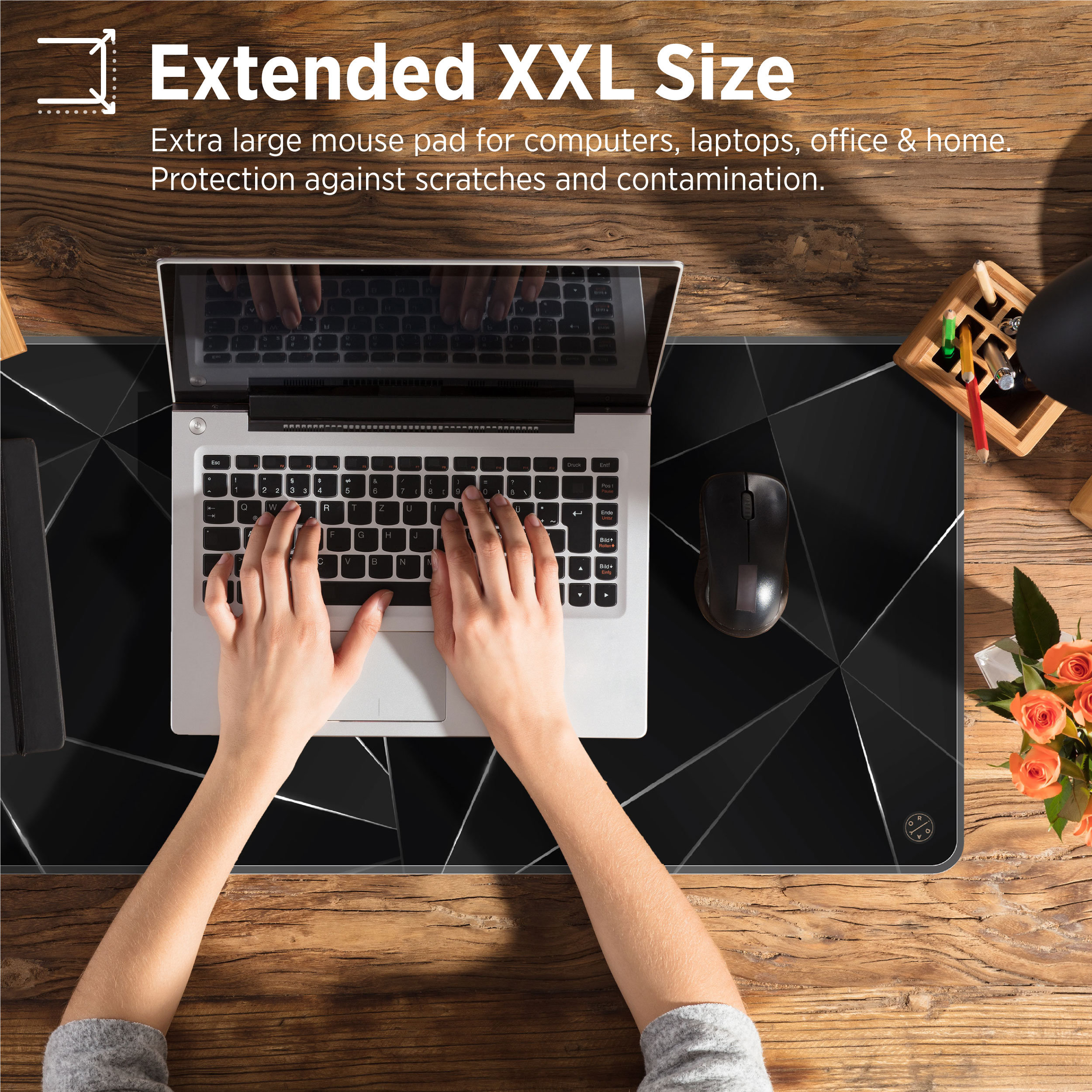 XXL Extended Gaming Mouse Pad 35.4x15.7 Navy Chic Nonslip Etsy