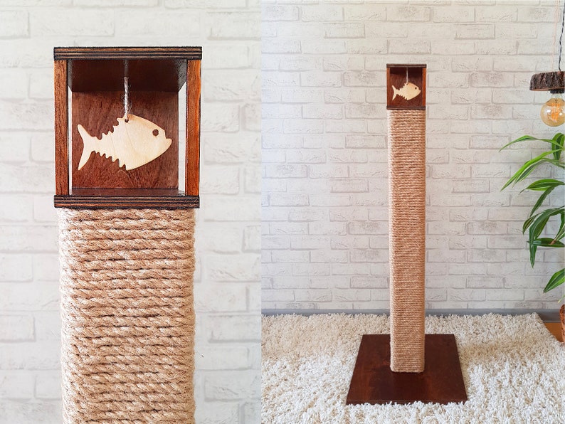 Tall cat tree furniture cat tree tower cat scratching post. Etsy