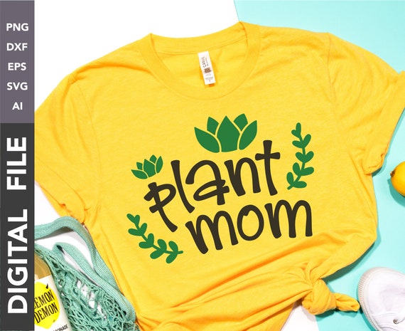 Download Plant Mom SVG Cut File Mother's Day Retro Boho Shirts eps & dxf Instant Download files for Women ...