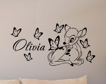 Disney Bambi and Friends 3d Butterflies wall stickers for childs room,Bambi,girls decor Disney Bambi and Friends 3d Butterflies wall stickers for childs room,Bambi,girls decor